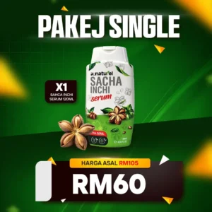 SACHA SERUM 1 BOTOL 120ML PAKEJ SINGLE